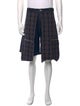 YOUTHS IN BALACLAVA Plaid Print Flat Front Shorts