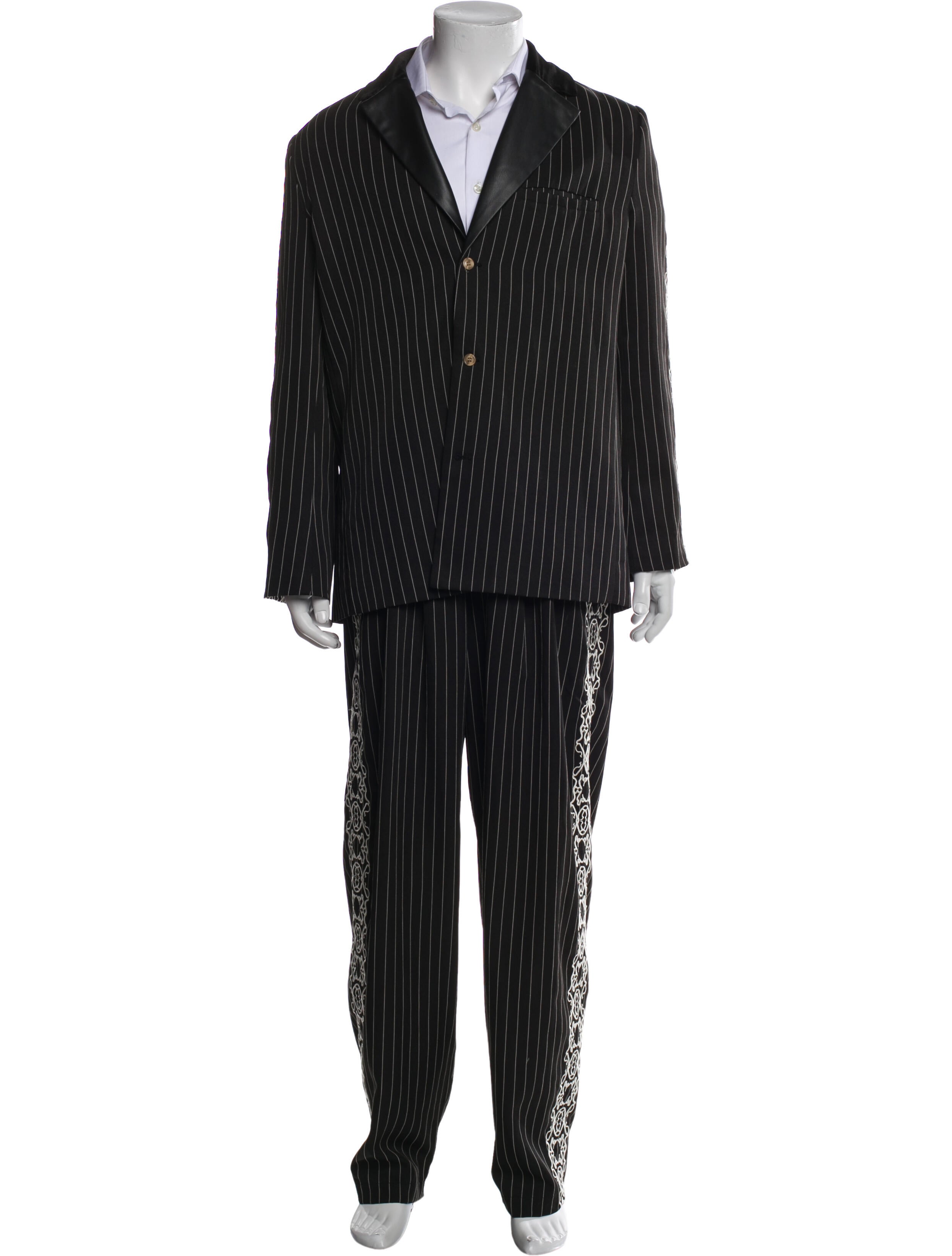 YOUTHS IN BALACLAVA Striped Two-Piece Blazer