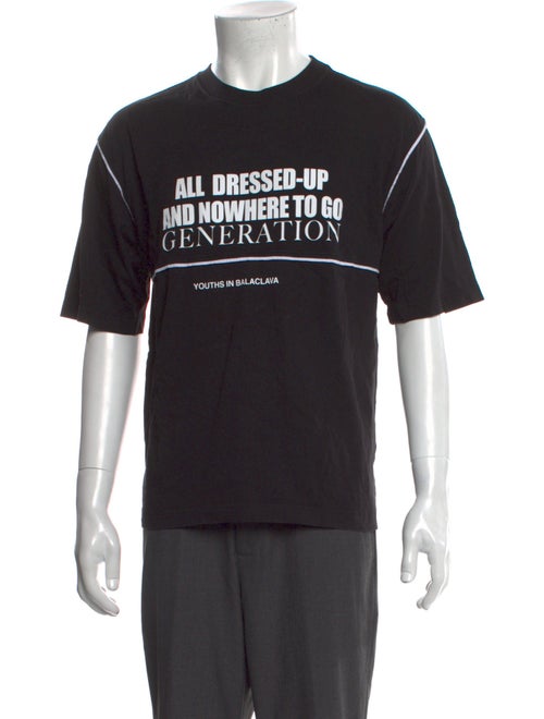 YOUTHS IN BALACLAVA Graphic Print Crew Neck T-Shirt