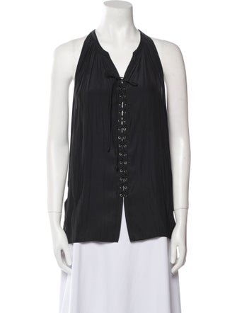 Ramy Brook Halterneck Sleeveless Blouse
