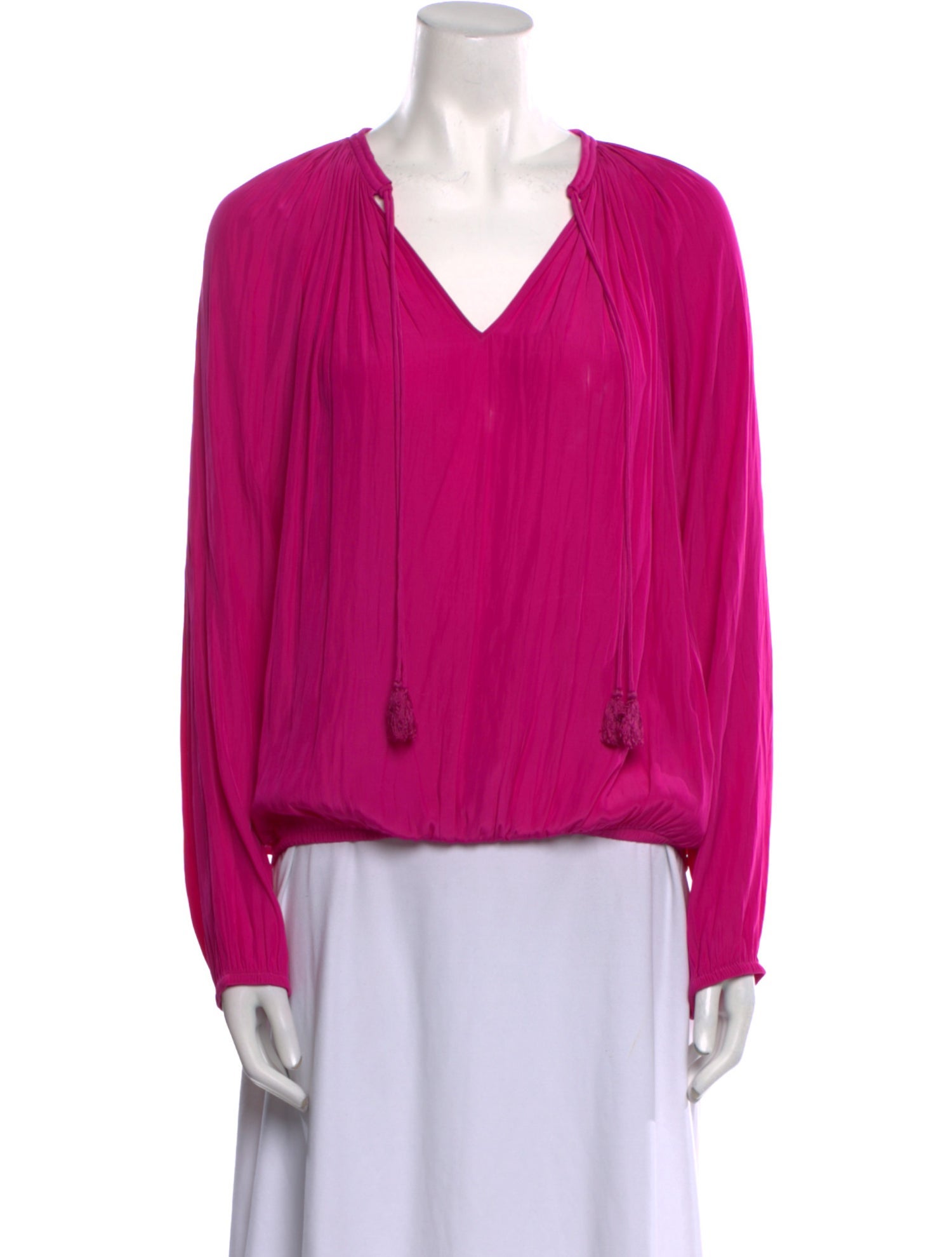 Ramy Brook V-Neck Long Sleeve Blouse