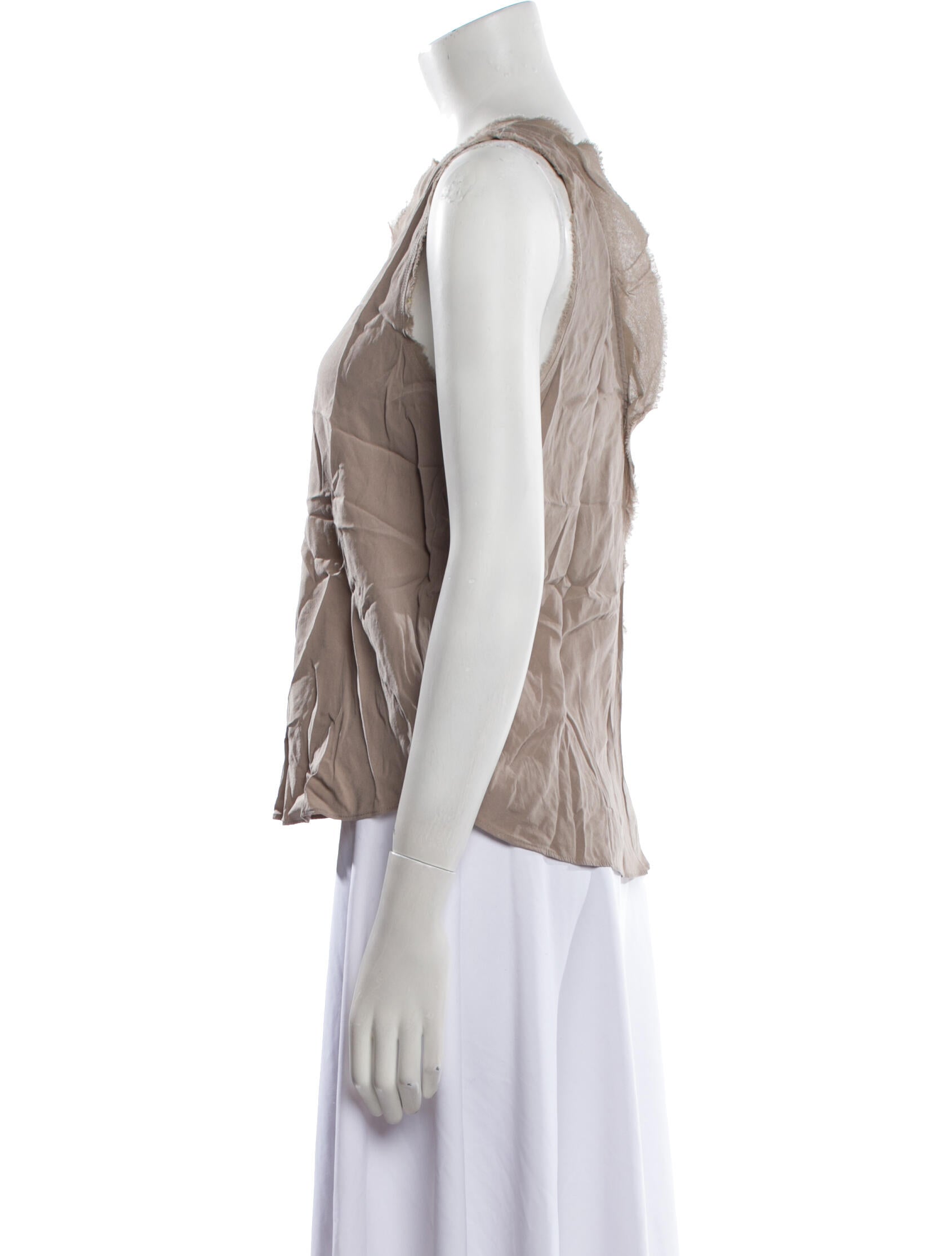 Ramy Brook Silk V-Neck Blouse