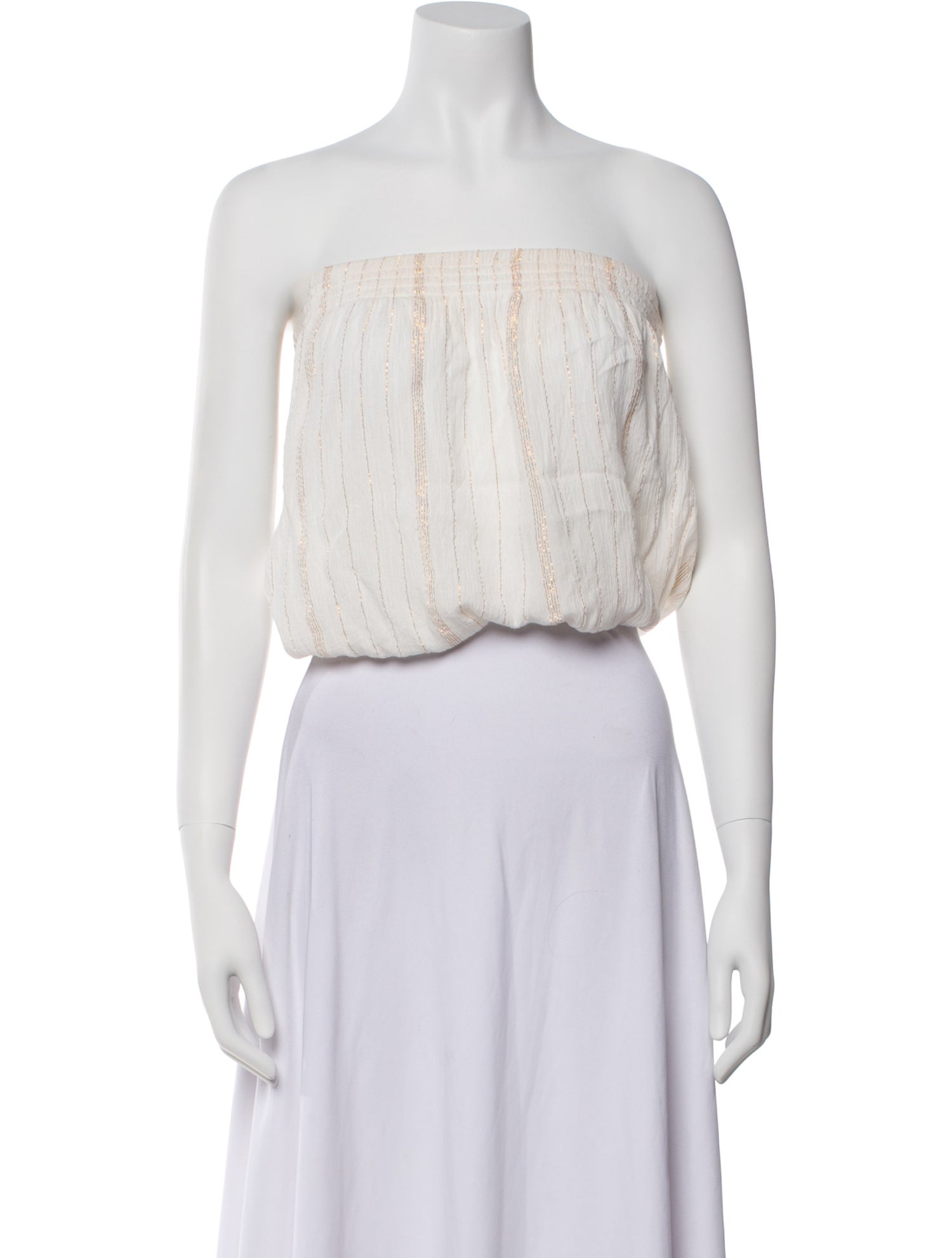 Ramy Brook Strapless Crop Top