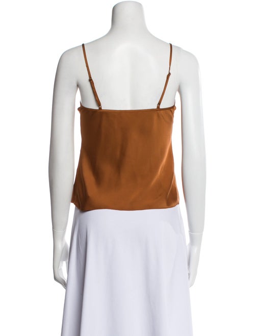 Ramy Brook Cowl Neck Sleeveless Crop Top