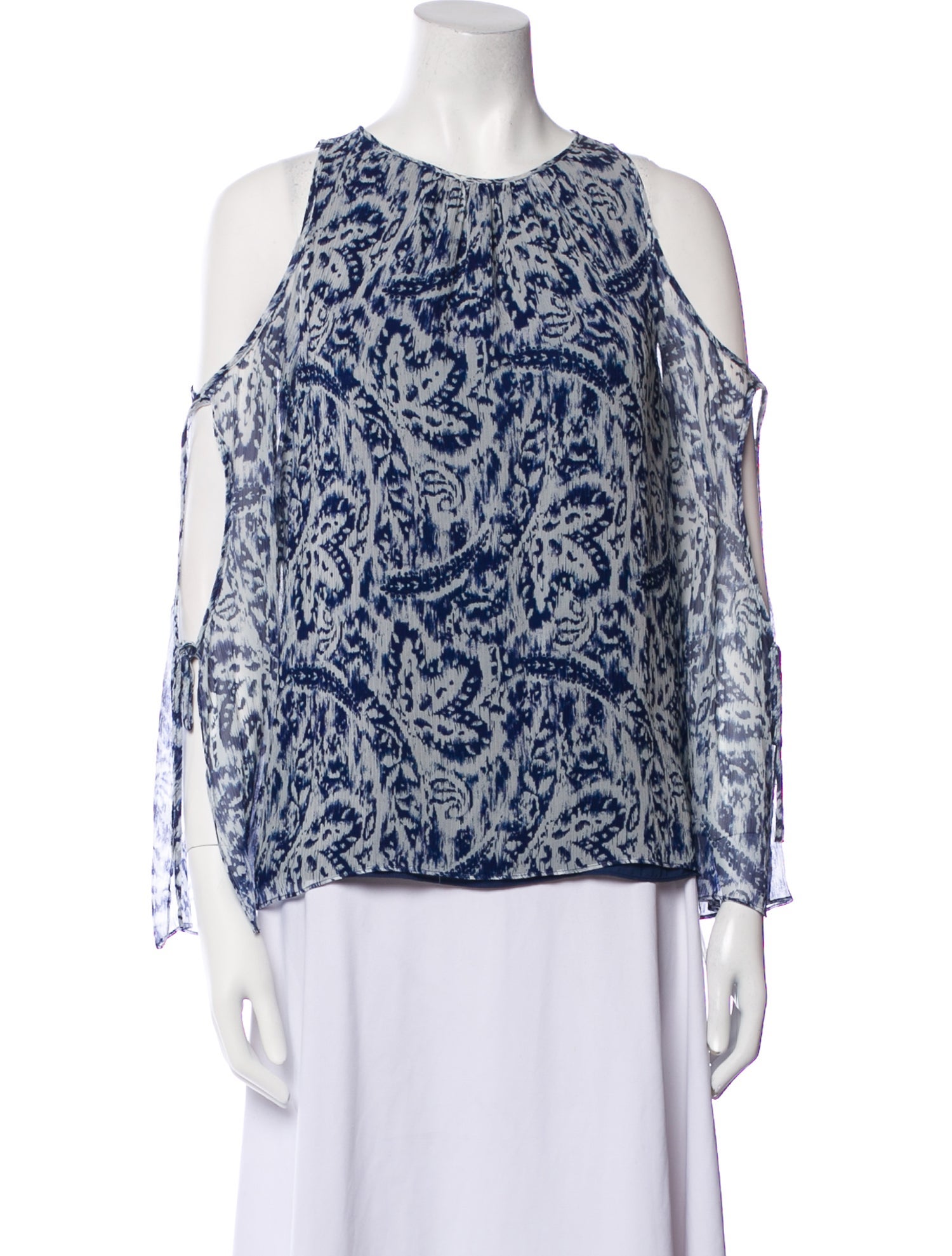Ramy Brook Silk Printed Blouse