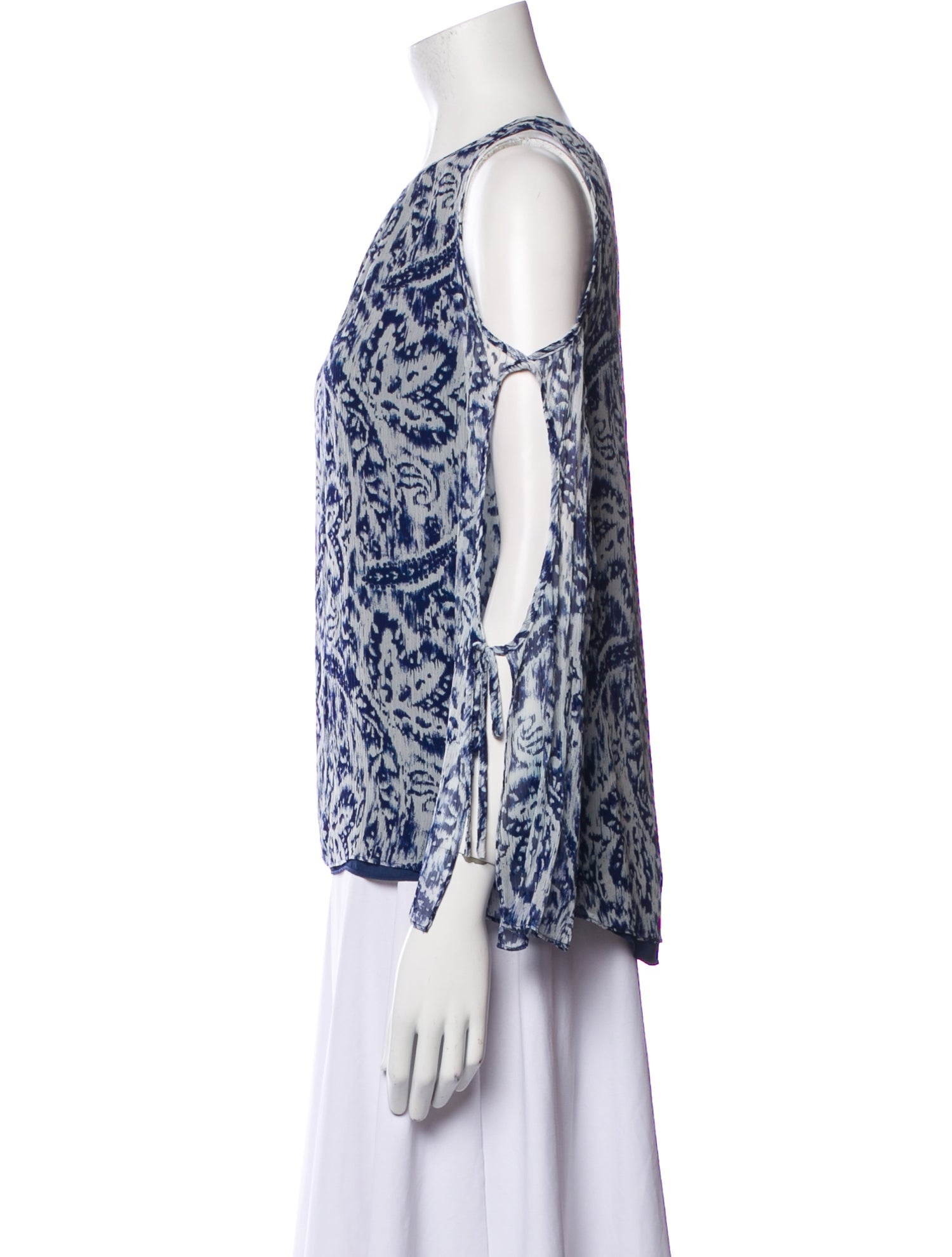 Ramy Brook Silk Printed Blouse