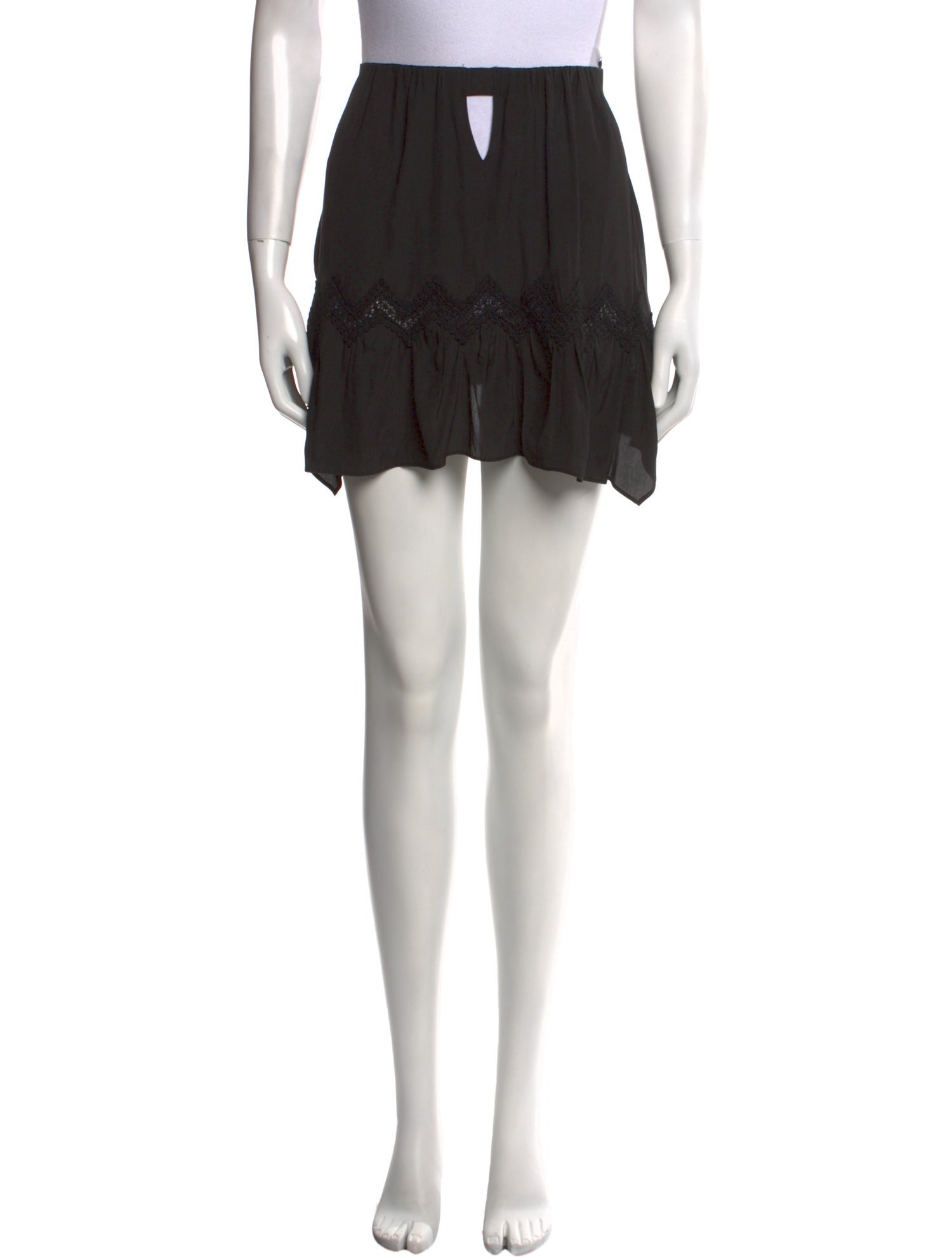 Ramy Brook Studded Accents Mini Skirt