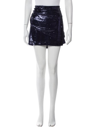 Ramy Brook Sequin Embellishments Mini Skirt