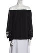 Ramy Brook Off-The-Shoulder Long Sleeve Blouse