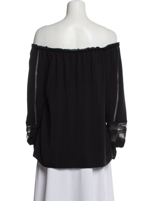 Ramy Brook Off-The-Shoulder Long Sleeve Blouse