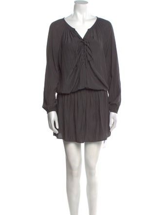 Ramy Brook V-Neck Knee-Length Dress