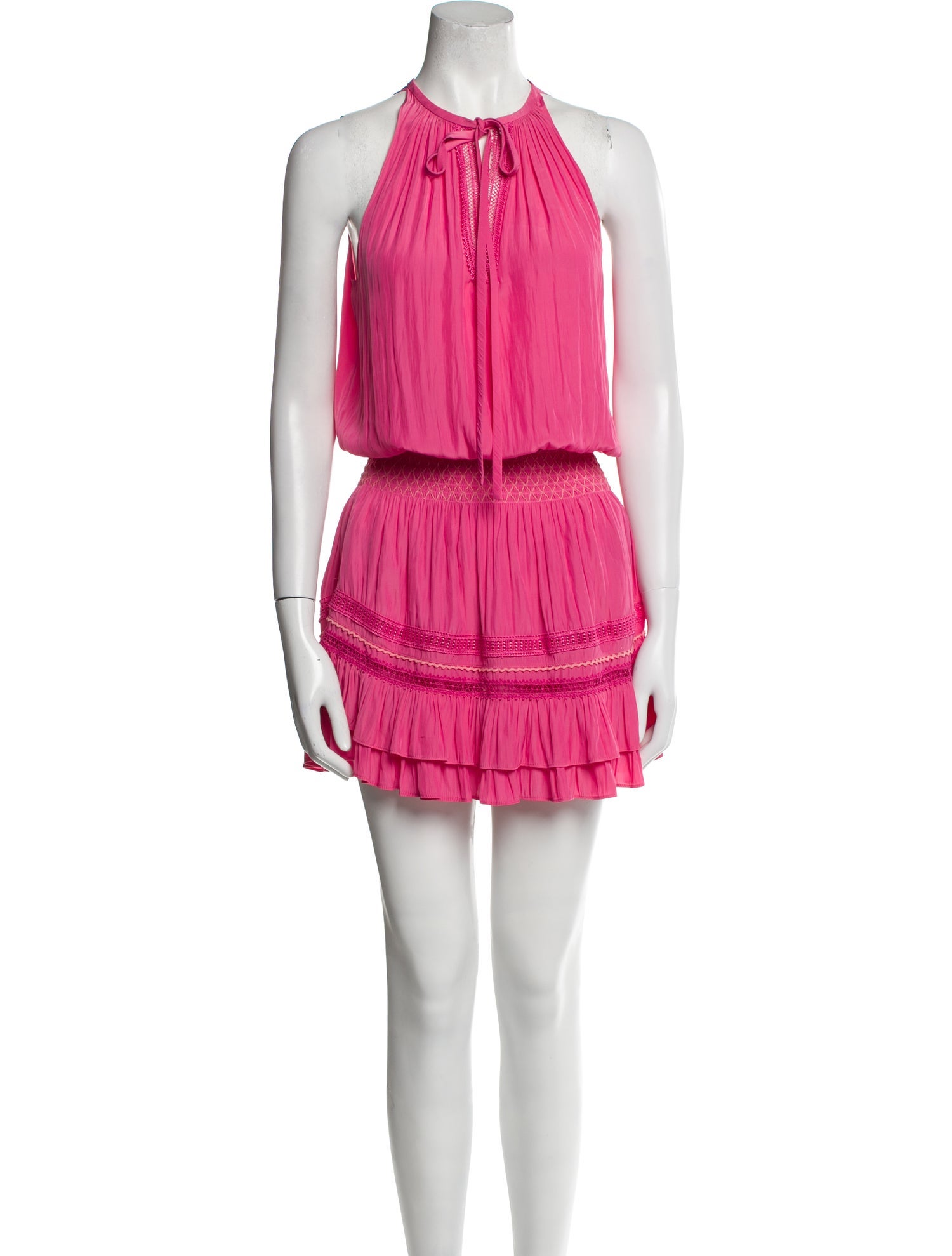 Ramy Brook Halterneck Mini Dress