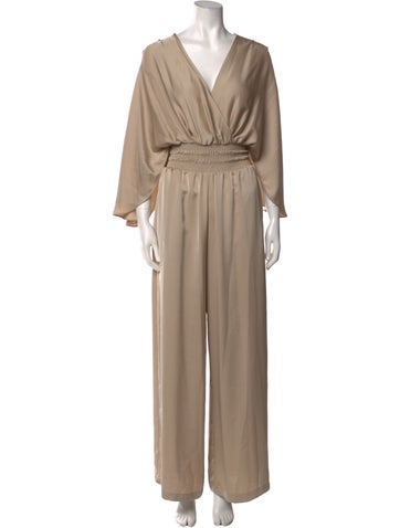 Ramy Brook Jumpsuits and Rompers Plunge Neckline Jumpsuit Petite