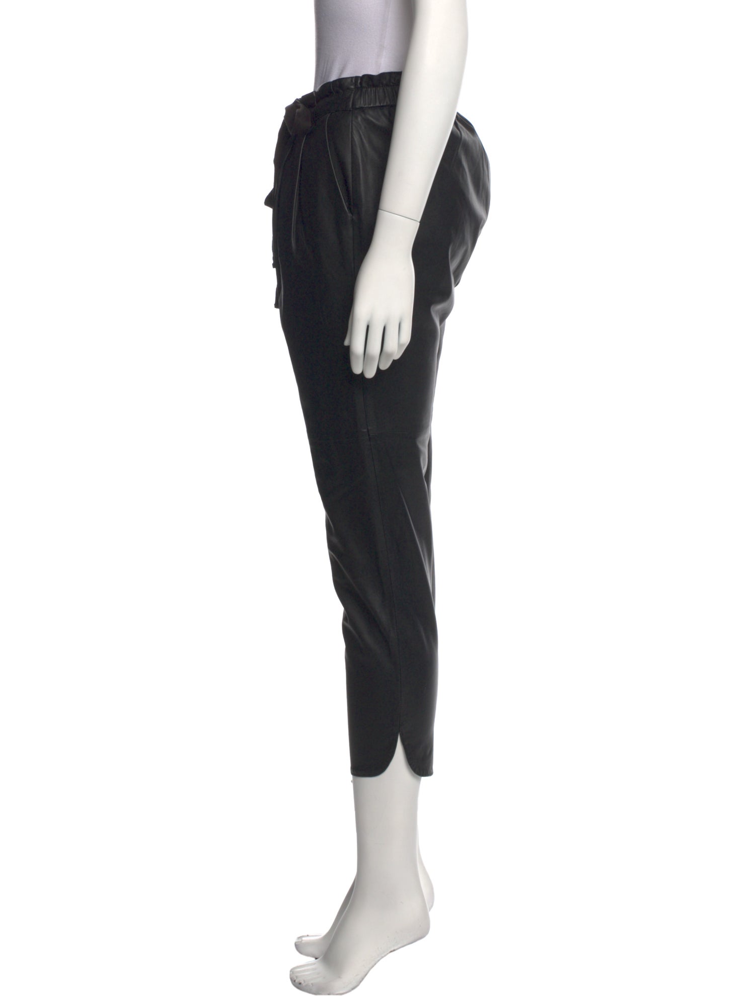 Ramy Brook Lamb Leather Skinny Leg Pants