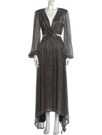 Ramy Brook Patterned Long Dress w/ Tags