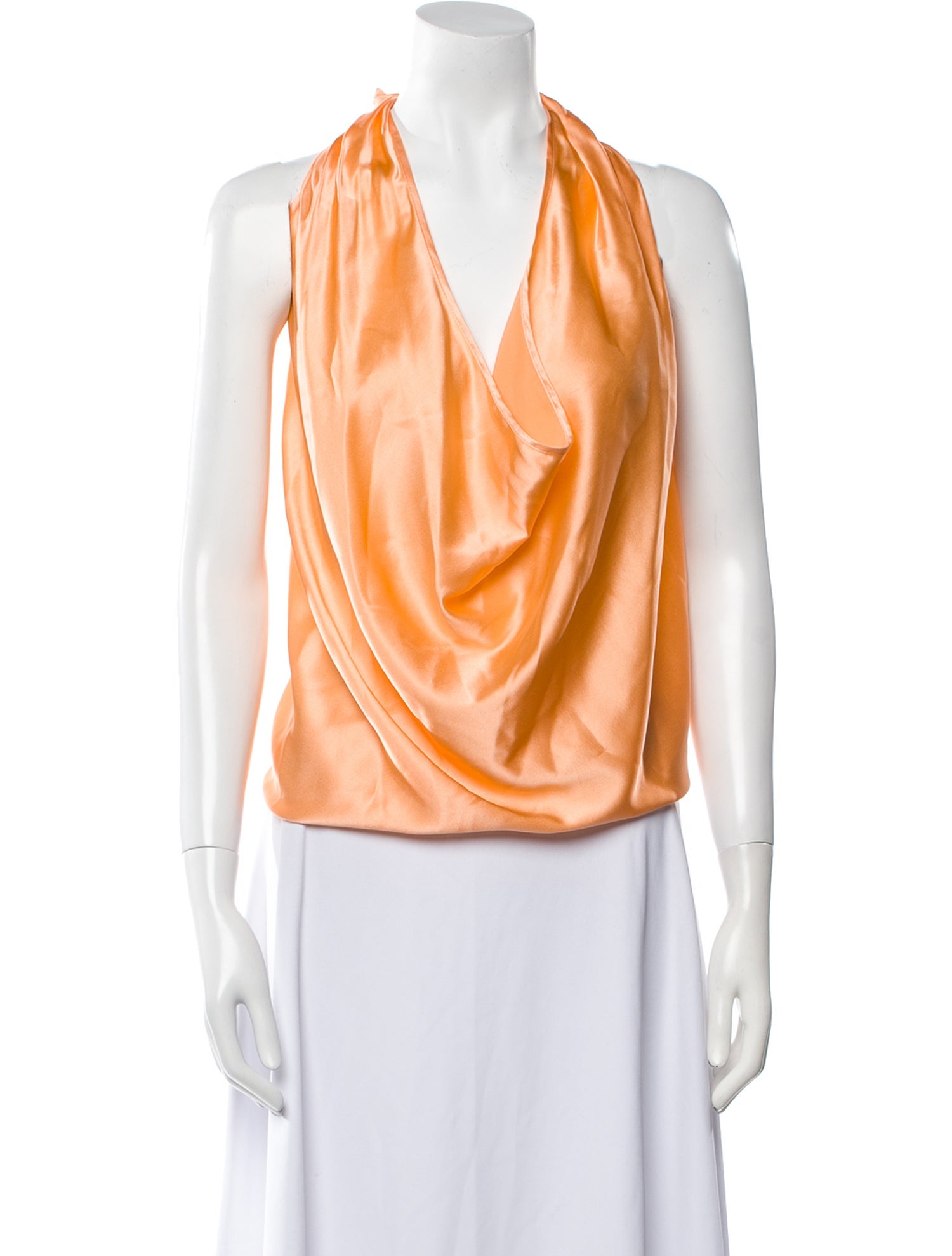 Ramy Brook Silk Cowl Neck Blouse