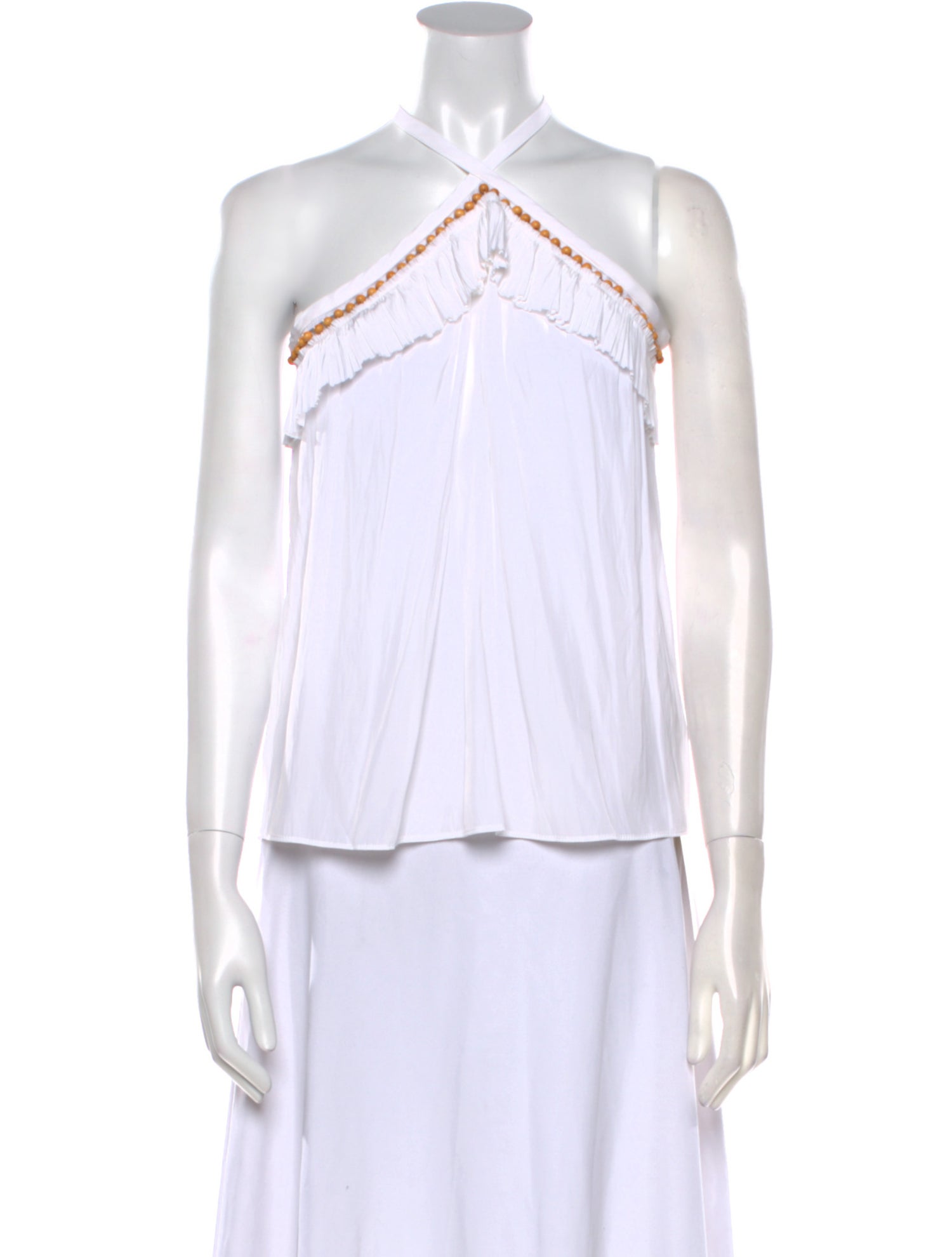 Ramy Brook Halterneck Sleeveless Crop Top w/ Tags