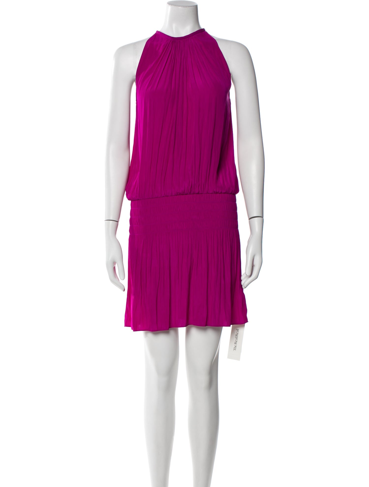 Ramy Brook Mock Neck Mini Dress