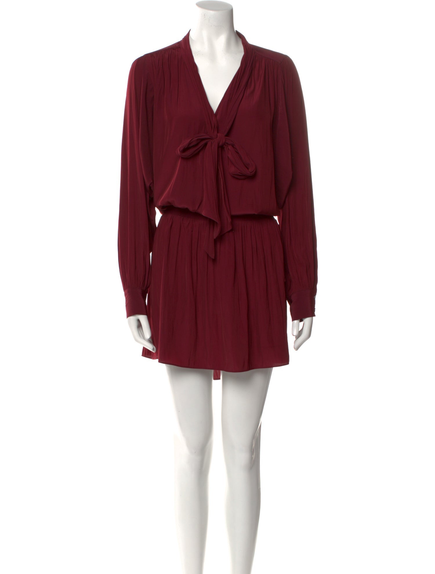 Ramy Brook V-Neck Knee-Length Dress