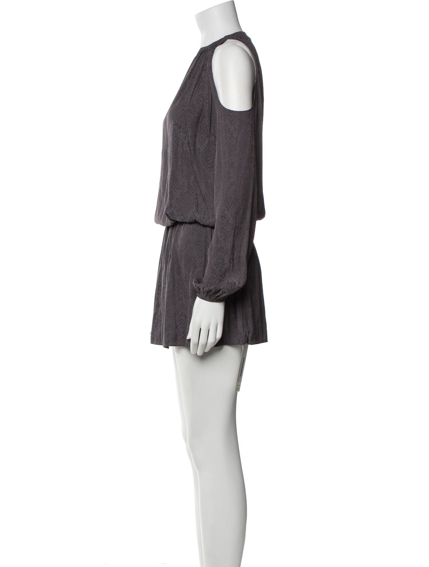 Ramy Brook Bateau Neckline Mini Dress