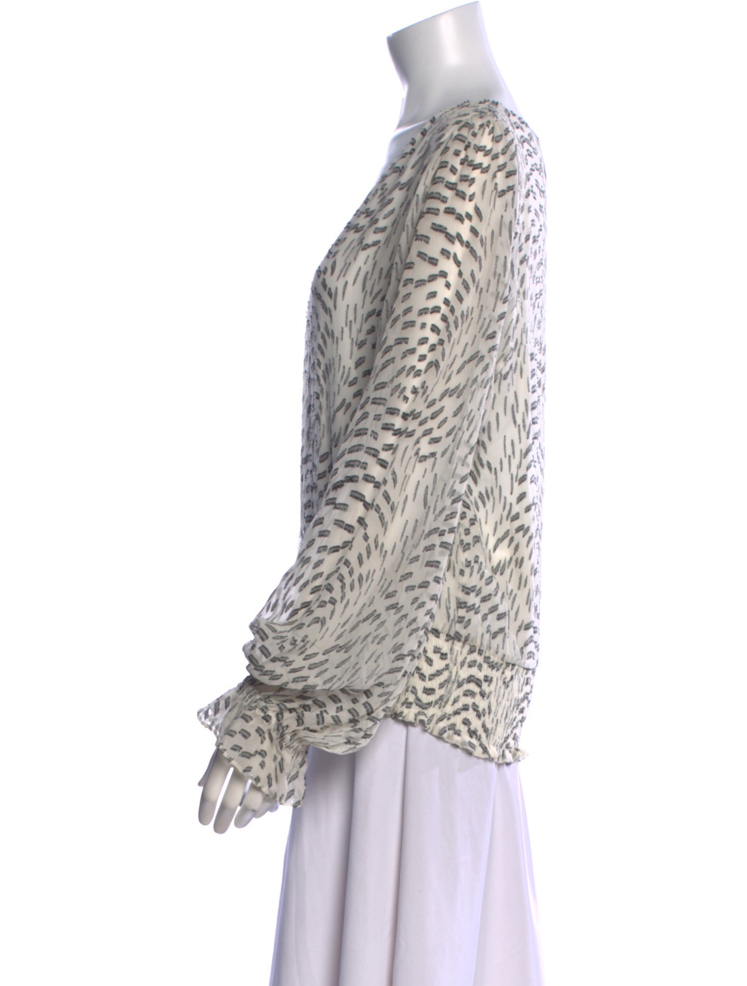 Ramy Brook Silk Printed Blouse