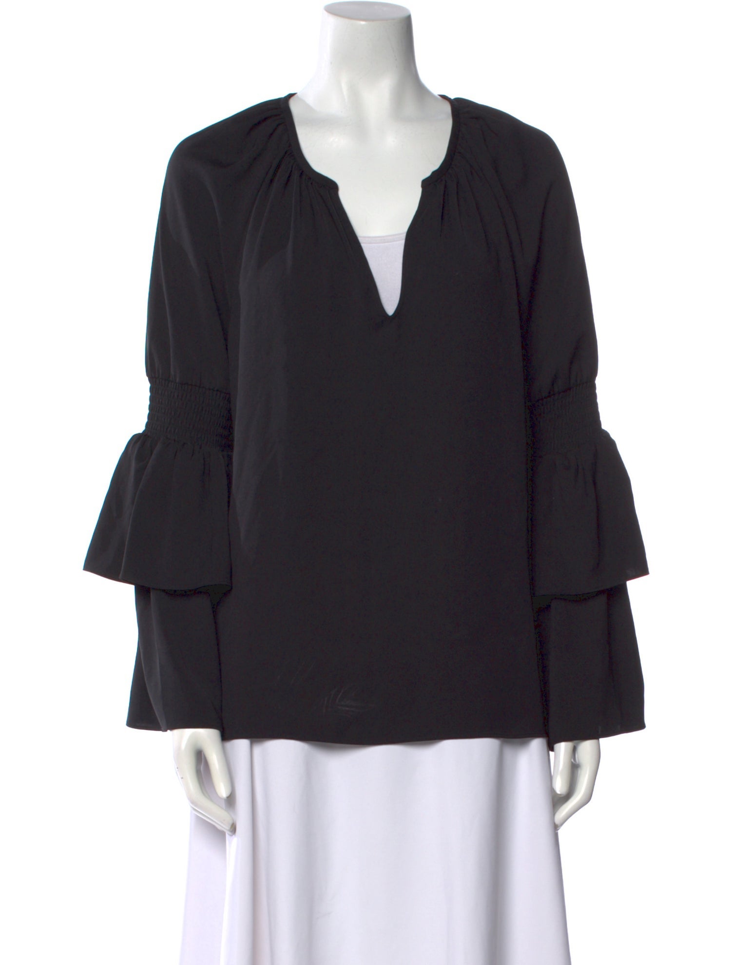 Ramy Brook V-Neck Long Sleeve Blouse