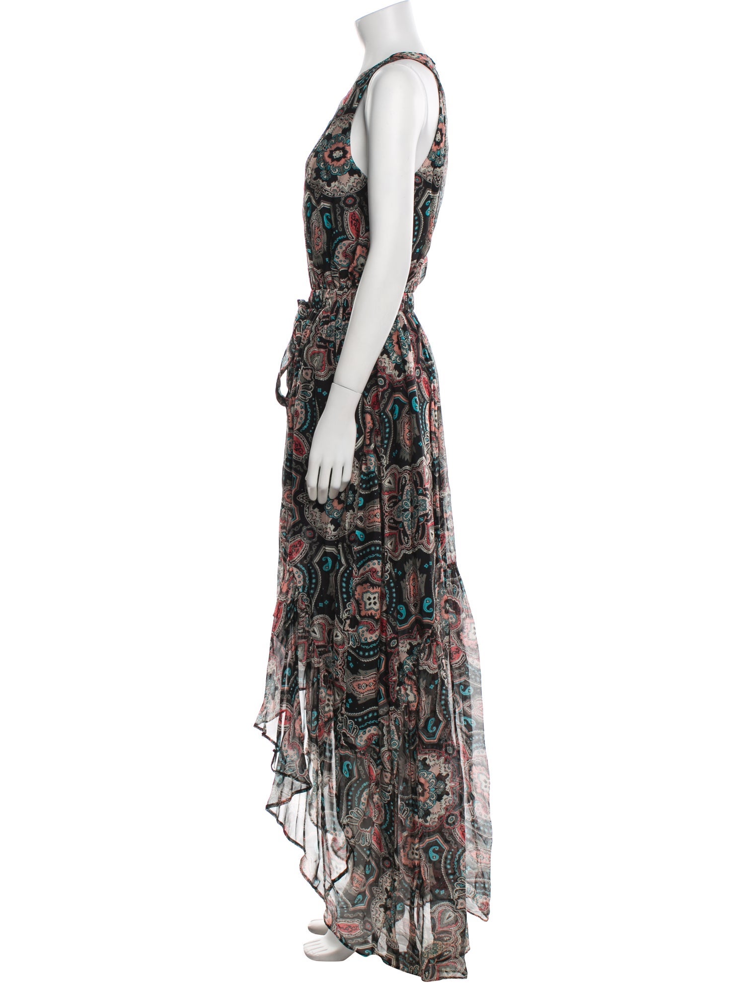 Ramy Brook Paisley Print Long Dress