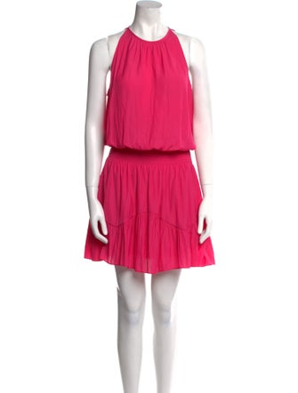 Ramy Brook Halterneck Knee-Length Dress