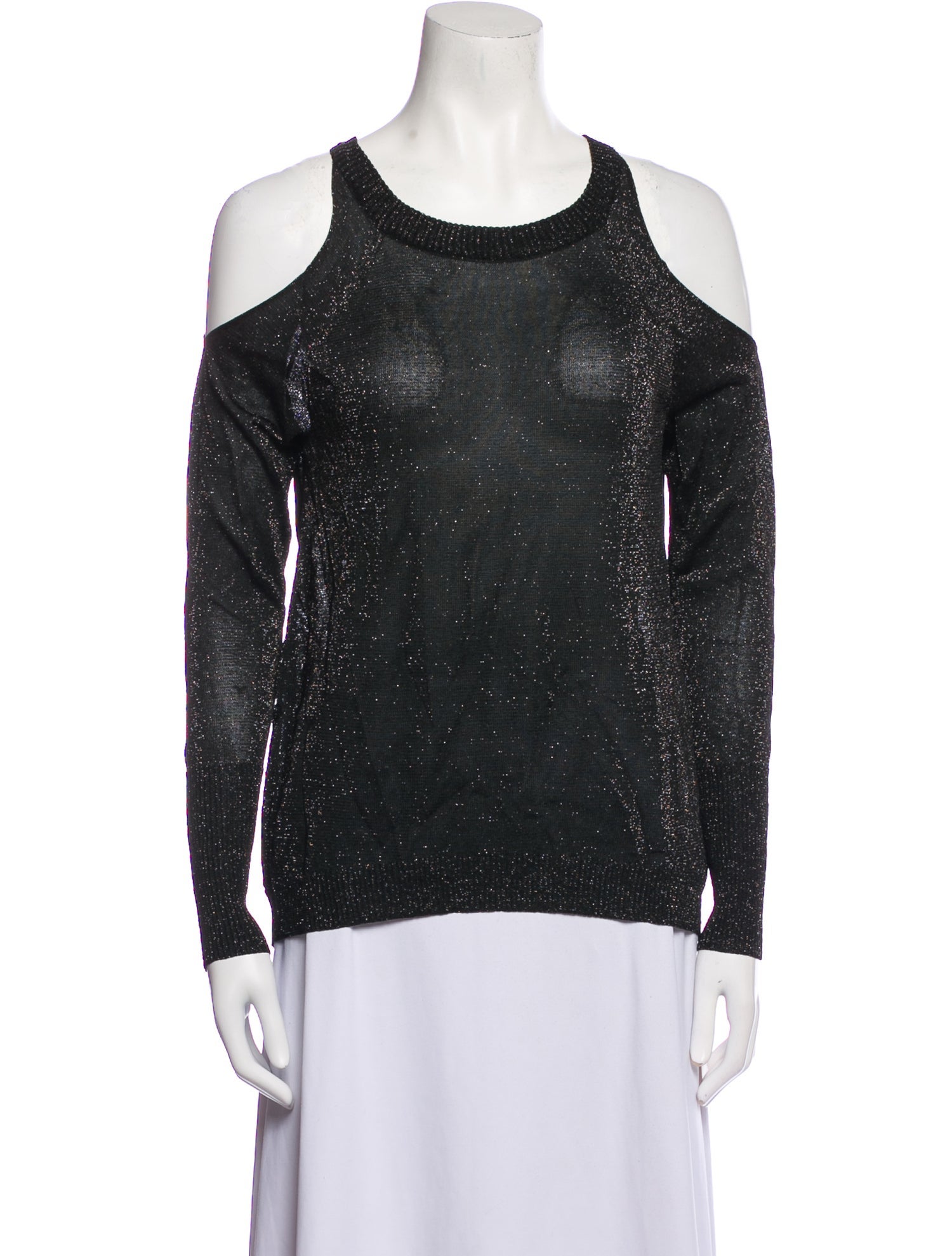 Ramy Brook Off-The-Shoulder Long Sleeve Sweatshirt