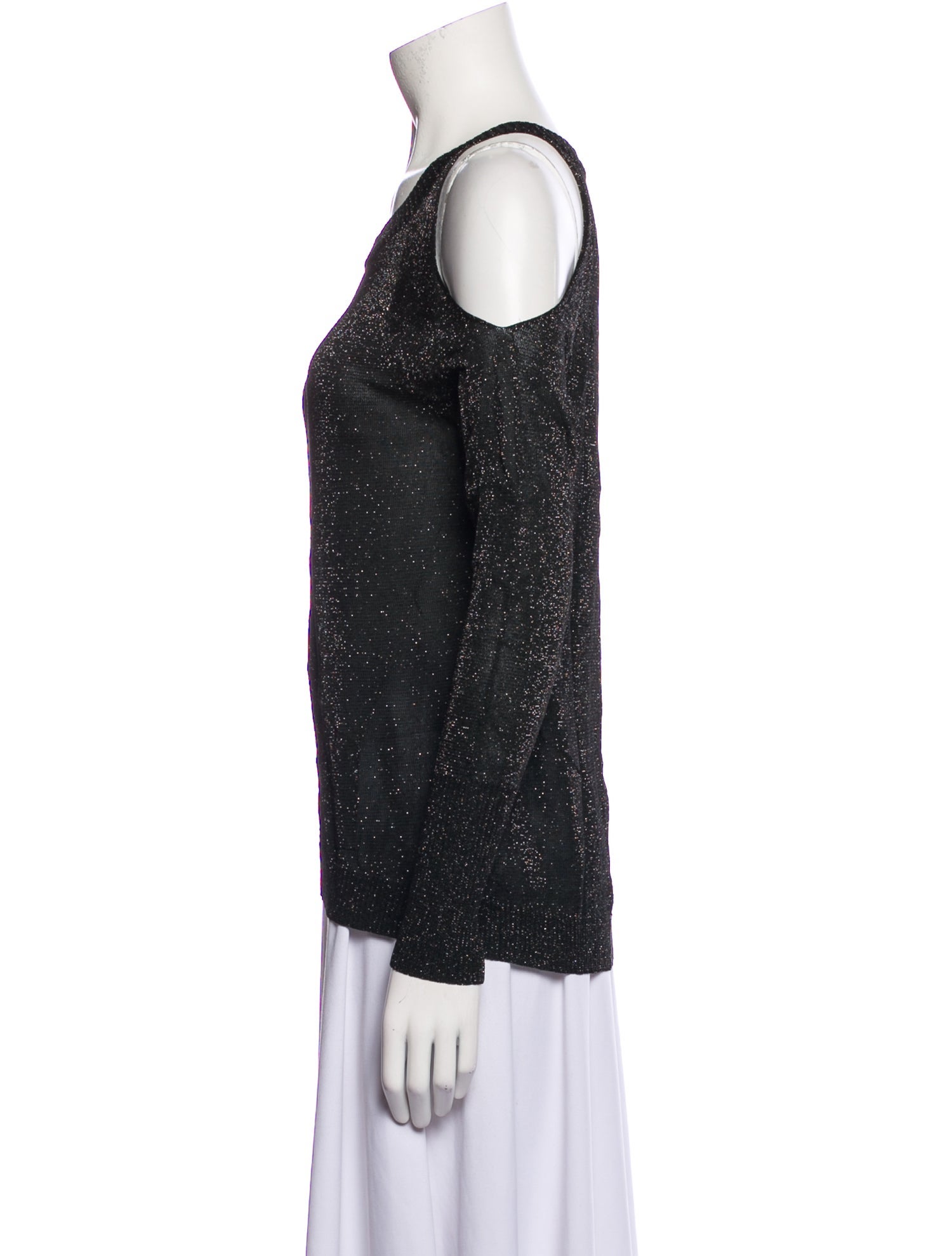 Ramy Brook Off-The-Shoulder Long Sleeve Sweatshirt