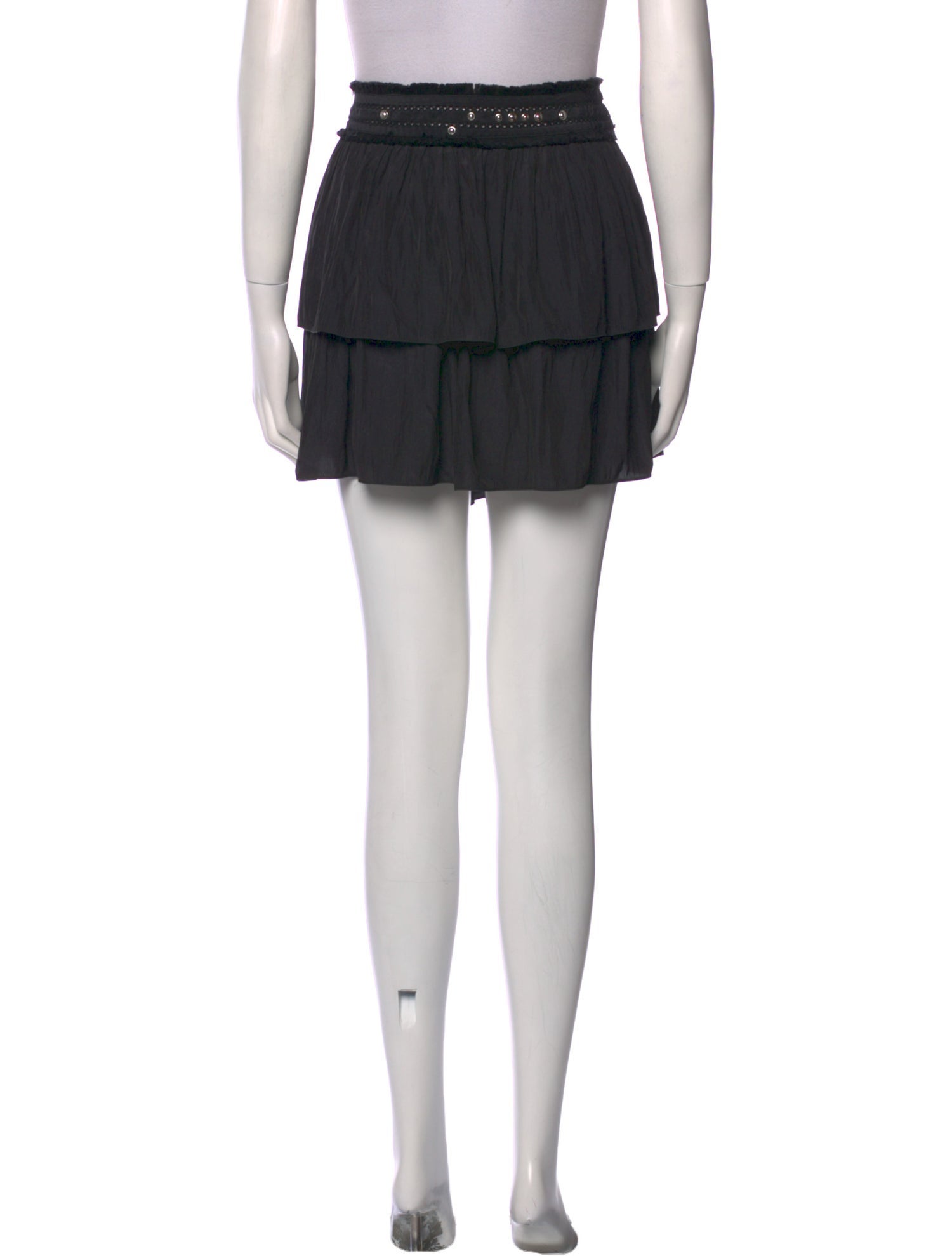 Ramy Brook Ruffle Embellishment Mini Skirt