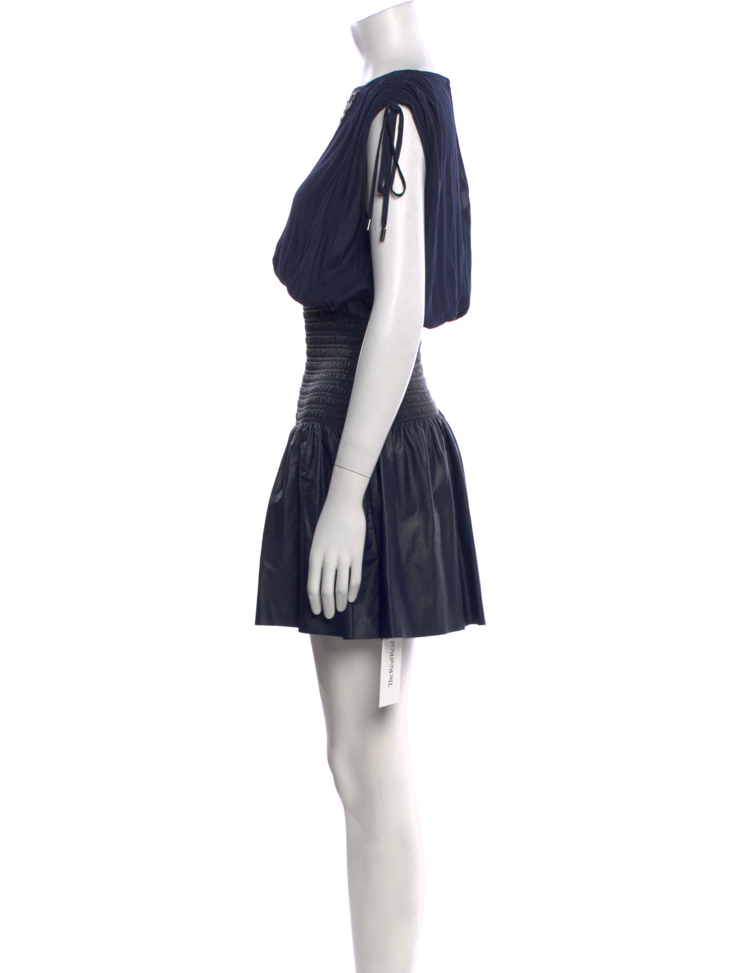 Ramy Brook Bateau Neckline Mini Dress