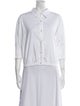 Ramy Brook Three-Quarter Sleeve Button-Up Top