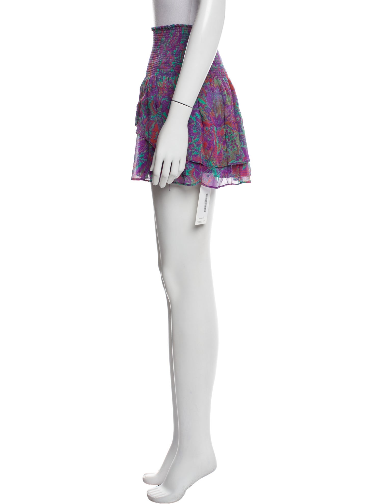 Ramy Brook Floral Print Mini Skirt w/ Tags