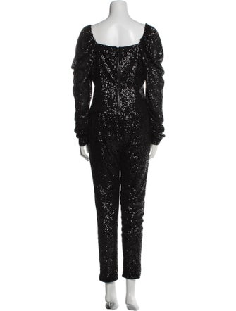 Ramy Brook Patterned Sequin Embellishments Pant Set