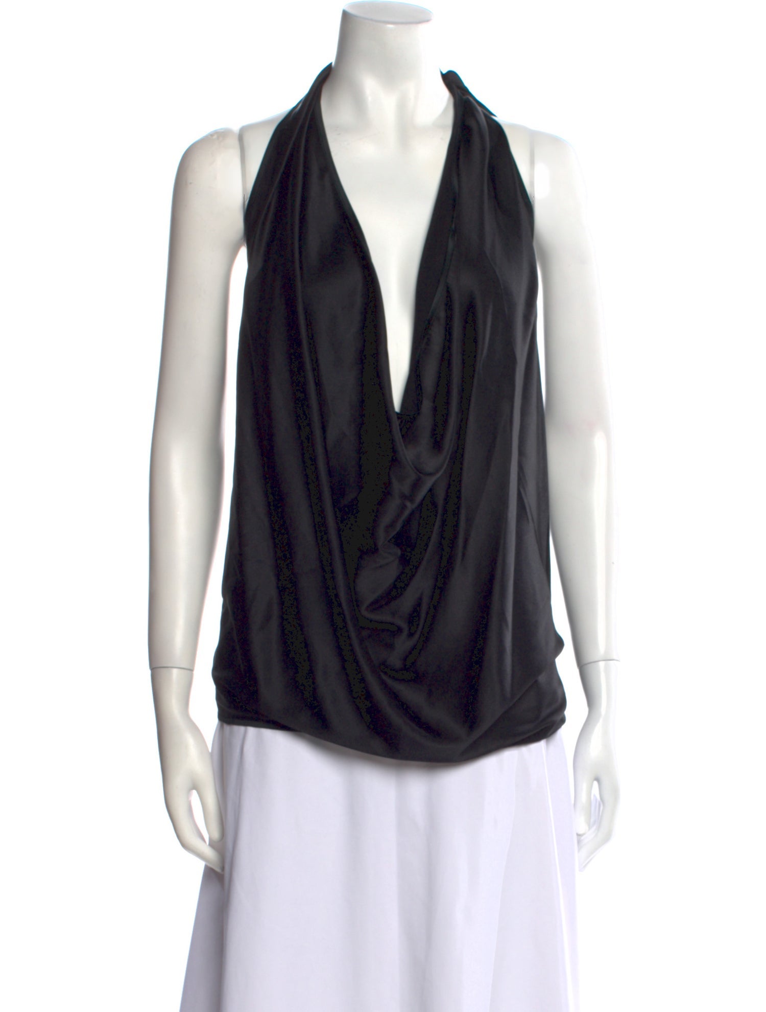 Ramy Brook Silk Cowl Neck Top