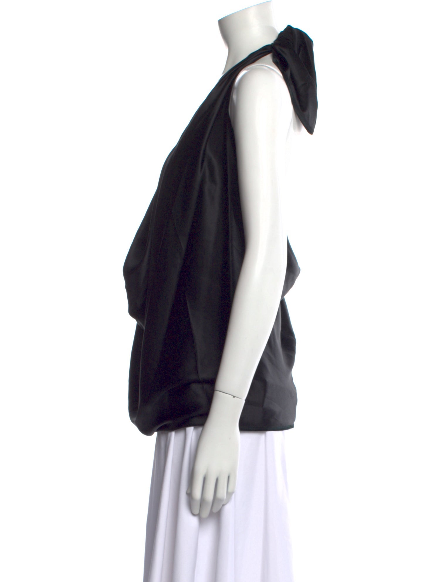 Ramy Brook Silk Cowl Neck Top