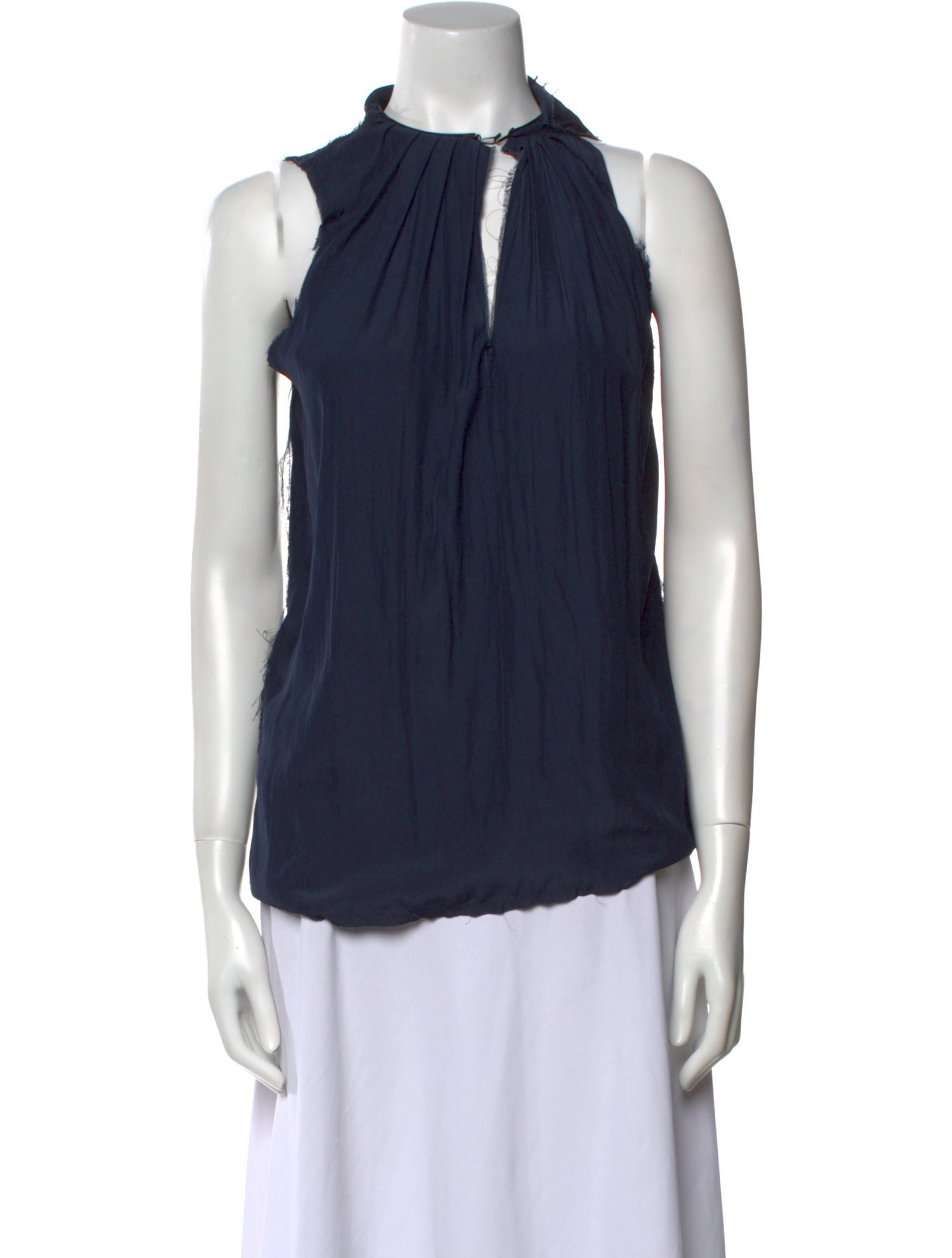 Ramy Brook Mock Neck Sleeveless Blouse