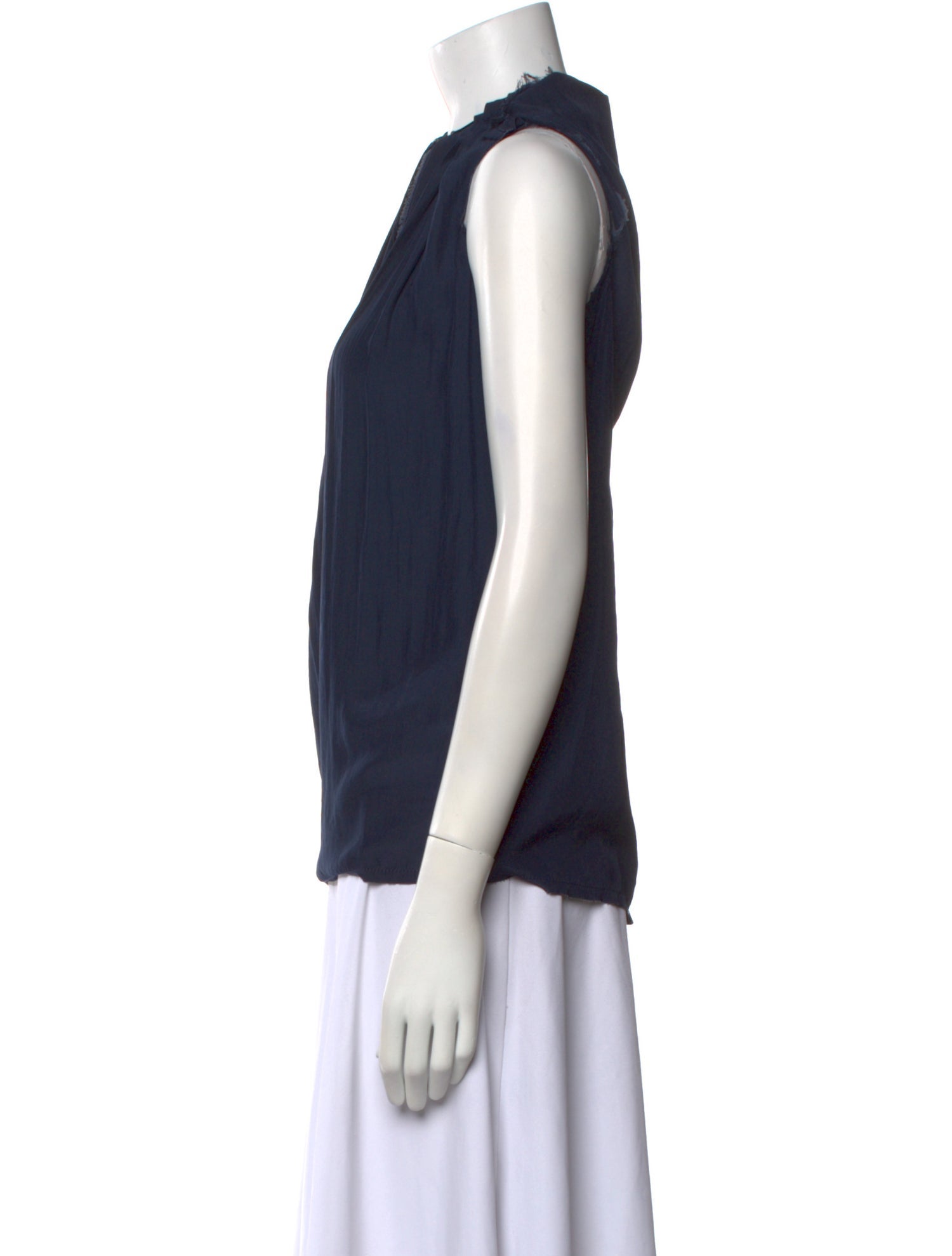 Ramy Brook Mock Neck Sleeveless Blouse