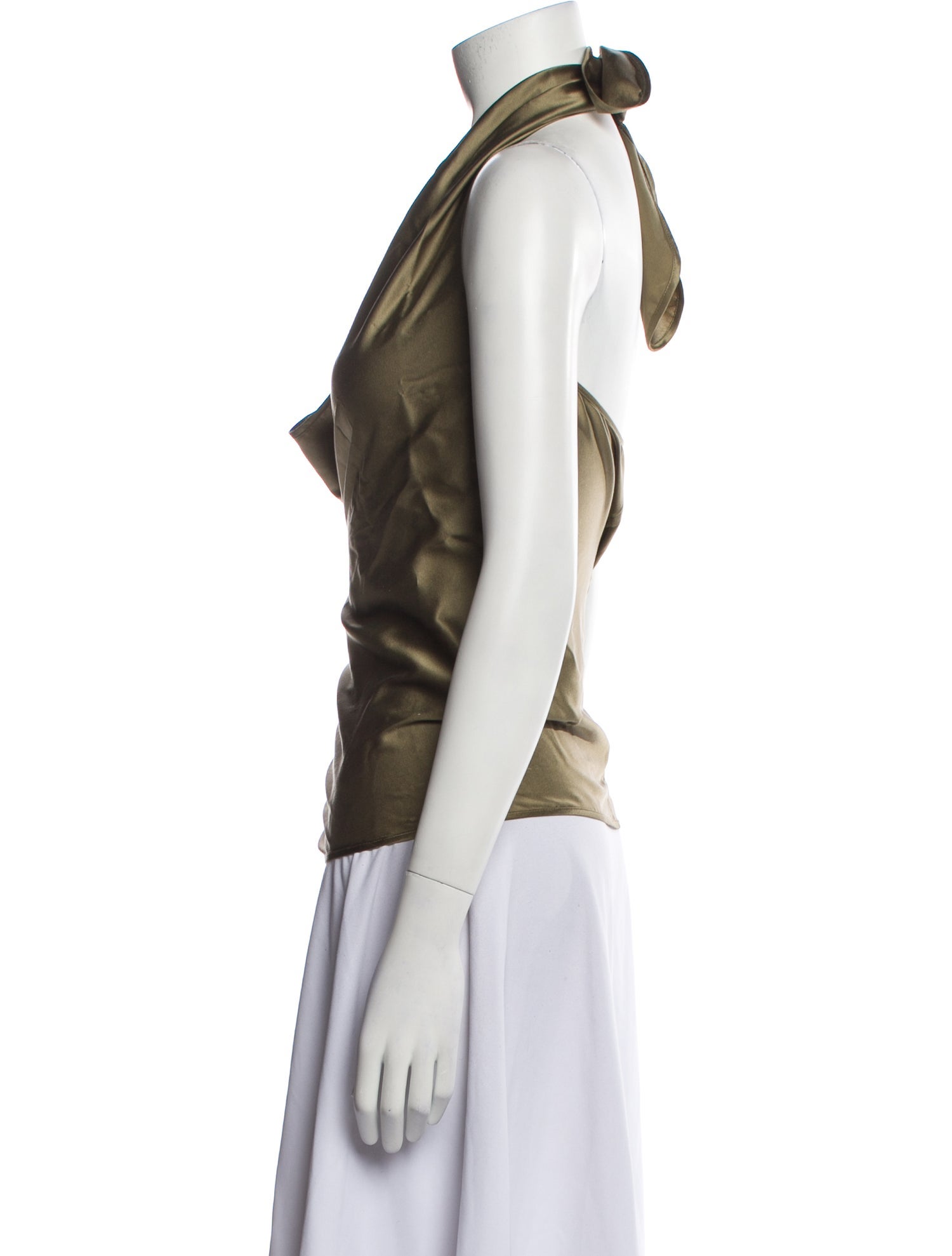Ramy Brook Silk Cowl Neck Top