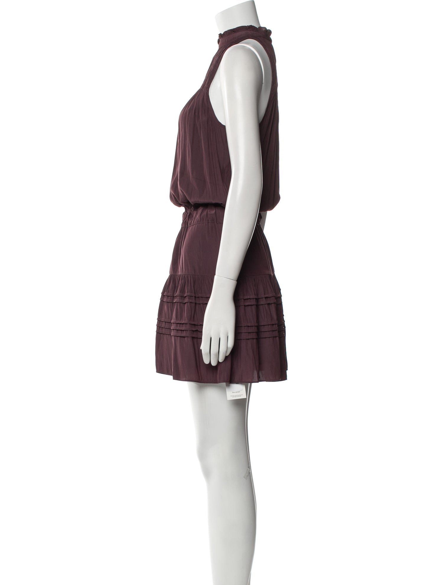 Ramy Brook Mock Neck Mini Dress