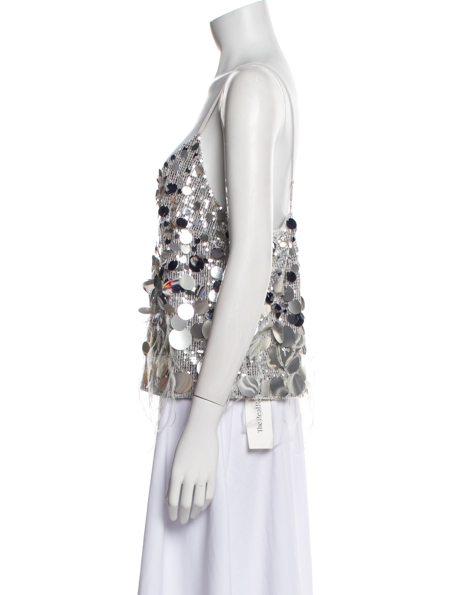 Ramy Brook Sequin Floral Print Blouse