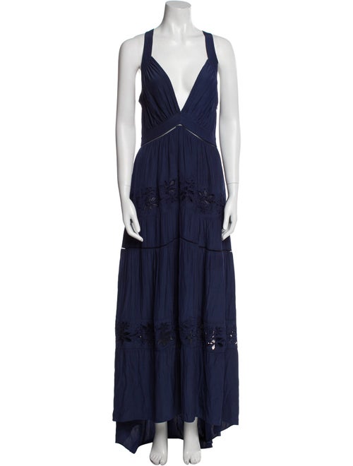 Ramy Brook V-Neck Long Dress