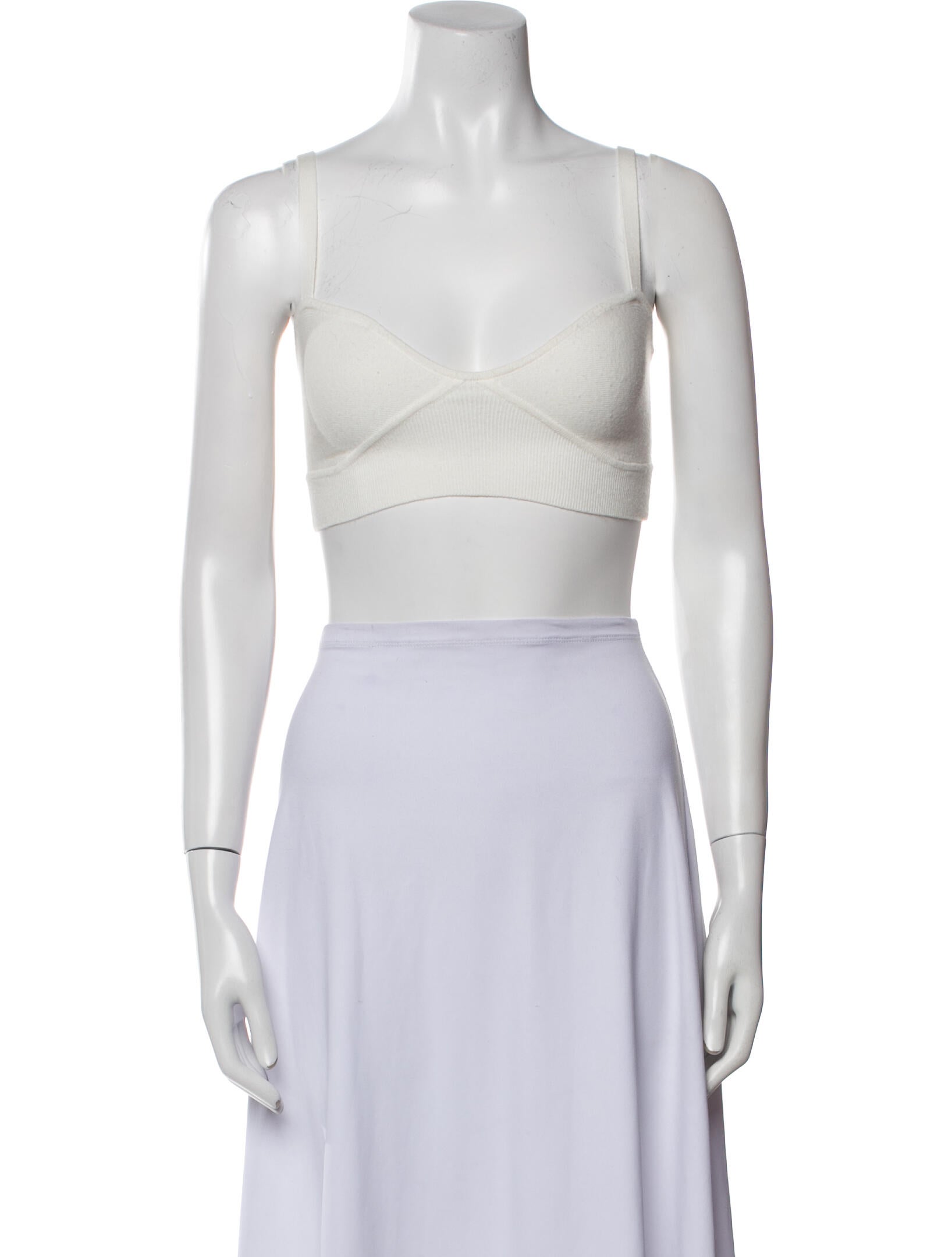 Ramy Brook V-Neck Sleeveless Crop Top