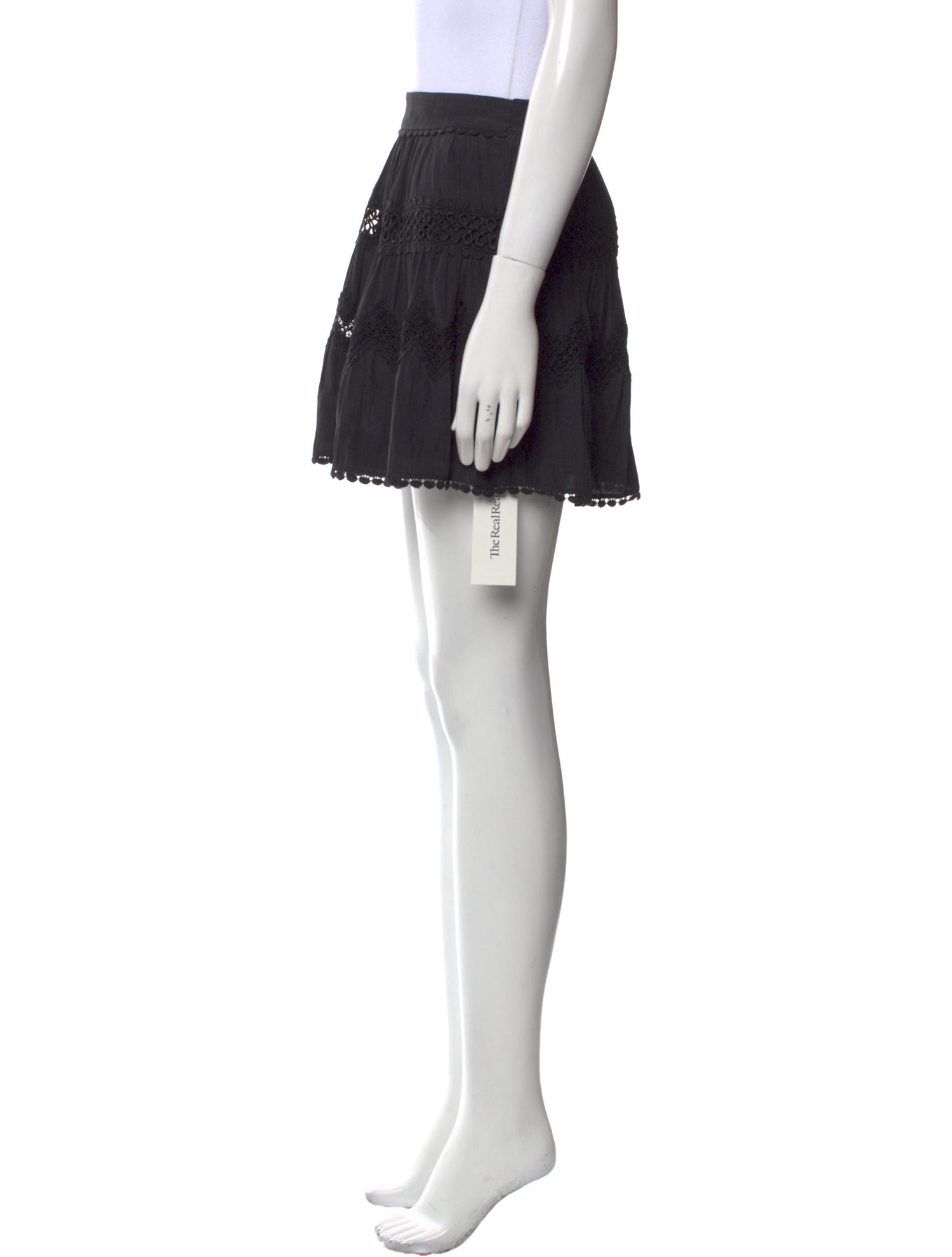 Ramy Brook Ruffle Embellishment Mini Skirt