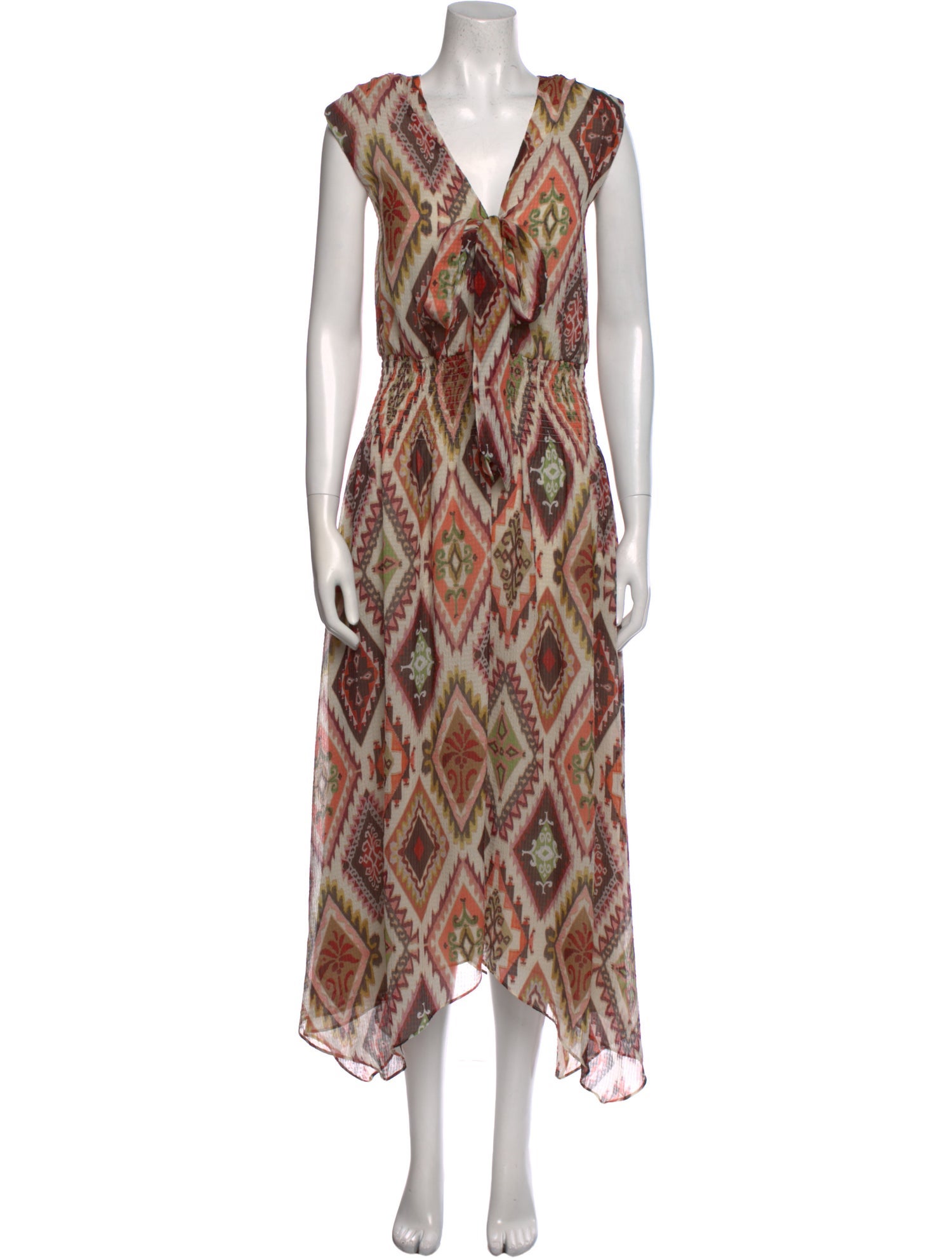 Ramy Brook Printed Long Dress w/ Tags