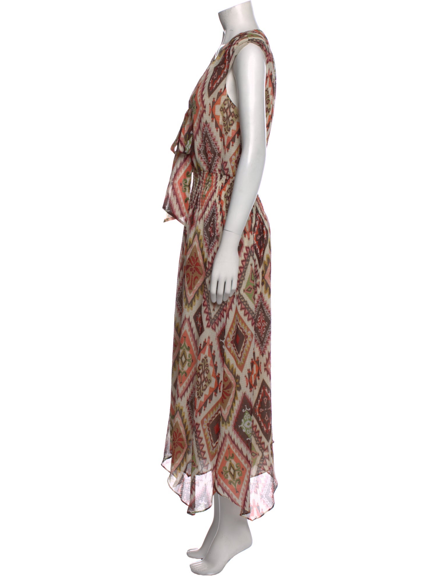 Ramy Brook Printed Long Dress w/ Tags