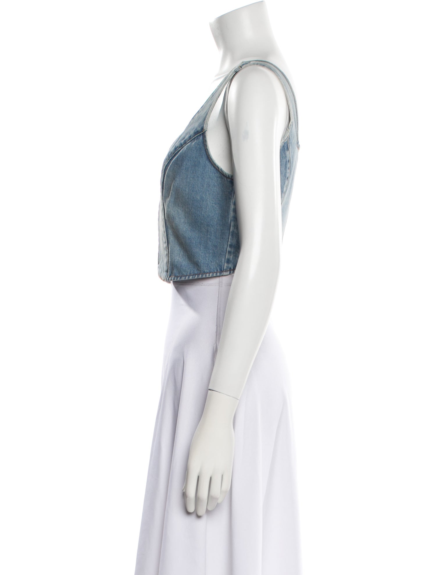 Ramy Brook V-Neck Sleeveless Crop Top w/ Tags