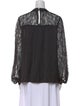 Ramy Brook Crew Neck Long Sleeve Blouse
