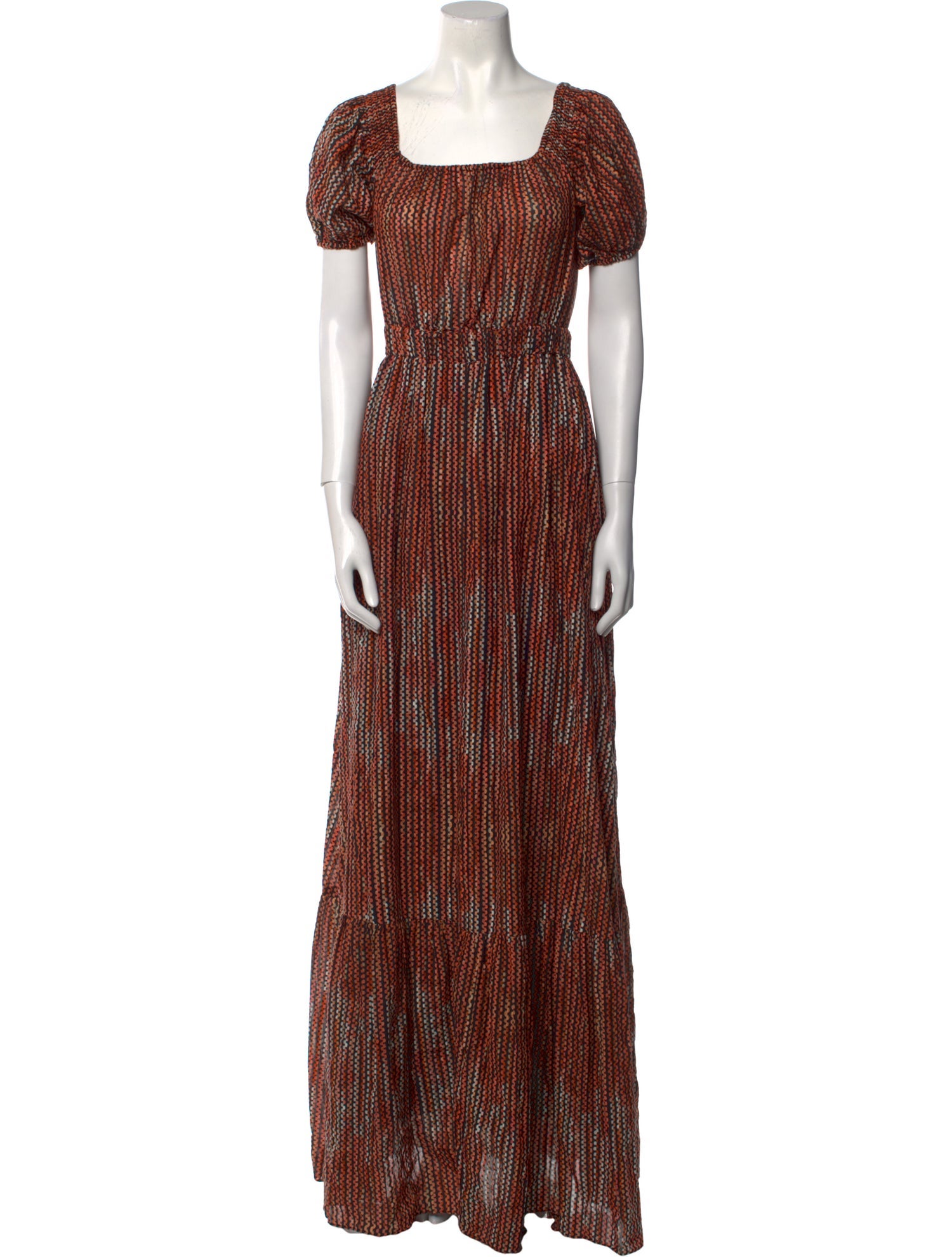 Ramy Brook Striped Long Dress